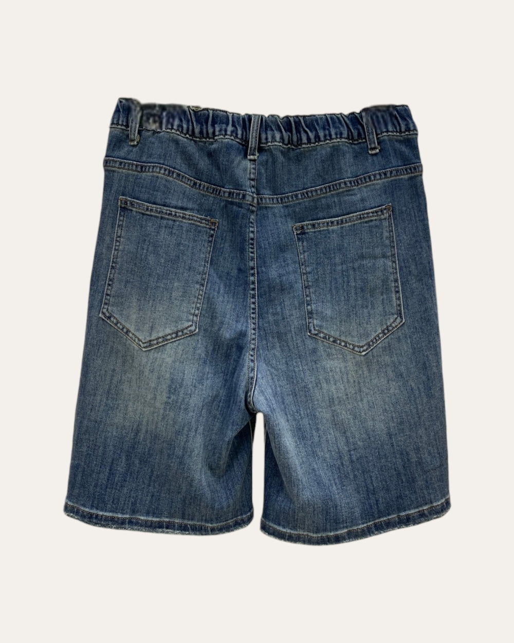 Embellished Denim Shorts - Zilvina