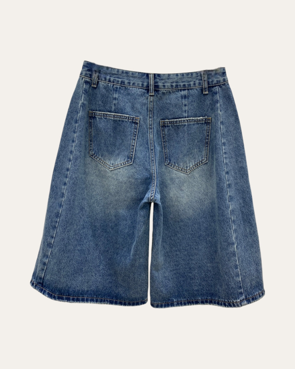 Embellished Denim Shorts - Zilvina