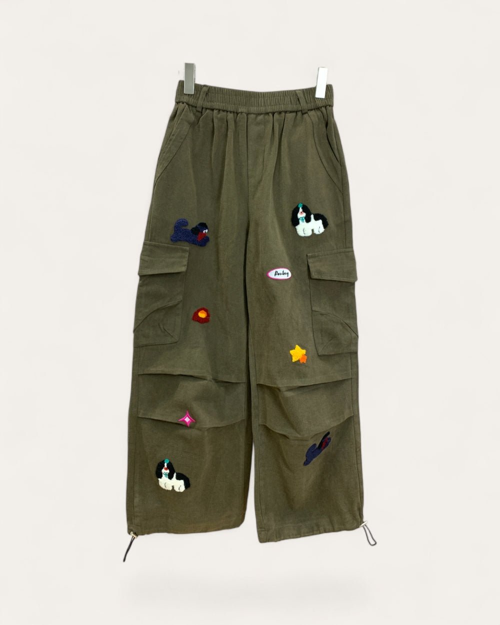Embroidered Cargo Pants - Zilvina