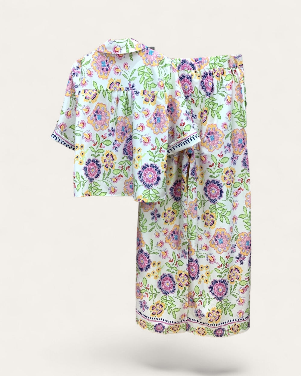 Floral Resort Shirt & Pants Set - Zilvina