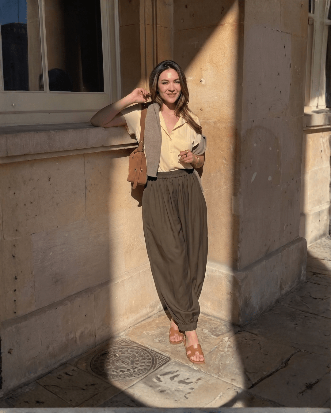 Gathered Hem Balloon Pants - Zilvina