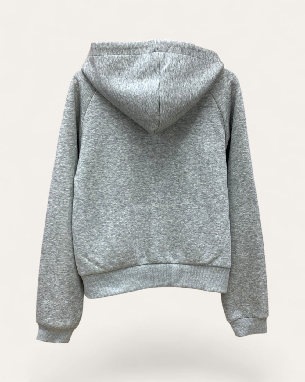 Hooded Military Trim Zip Hoodie - Zilvina
