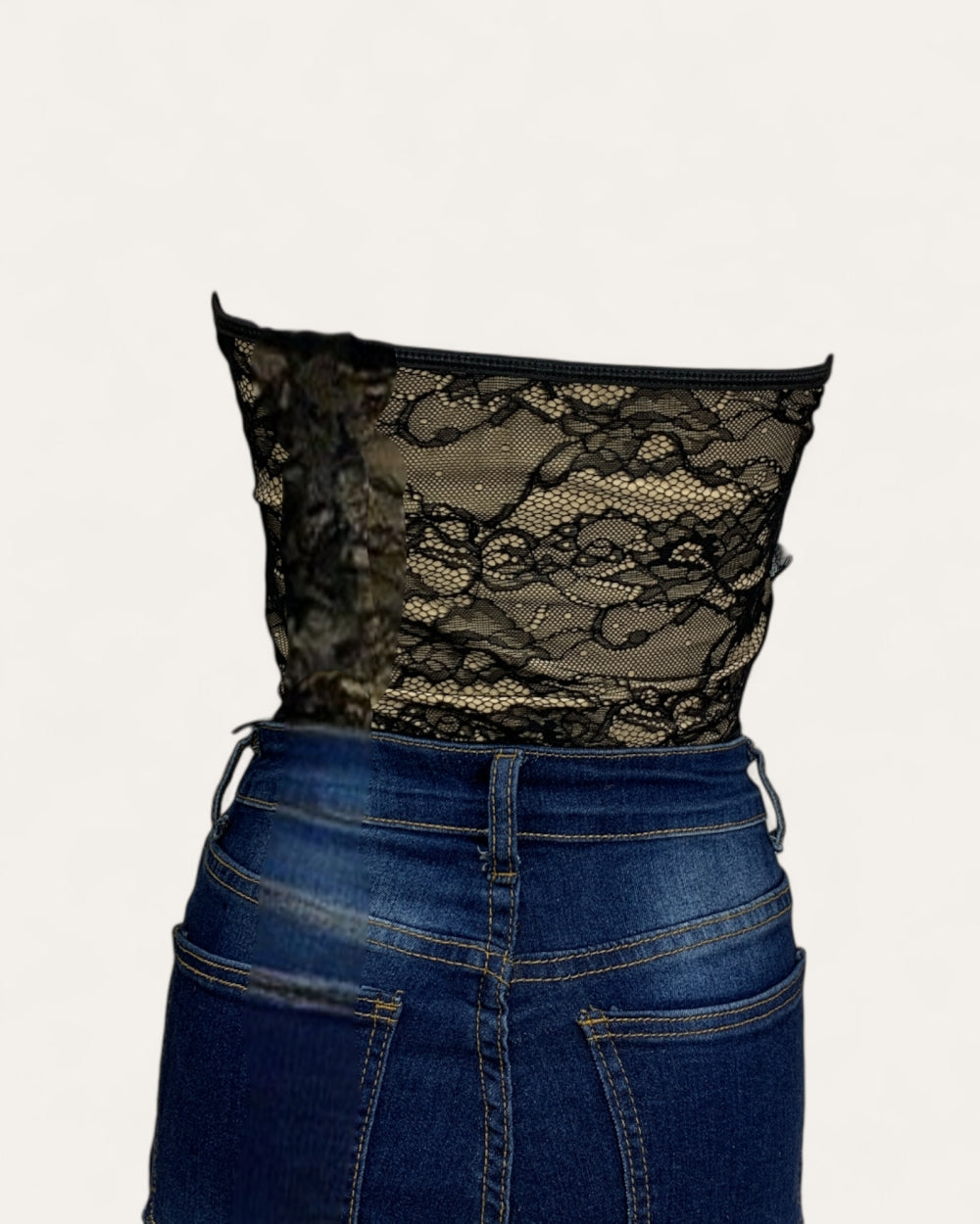 Lace Corset Bustier Top - Zilvina