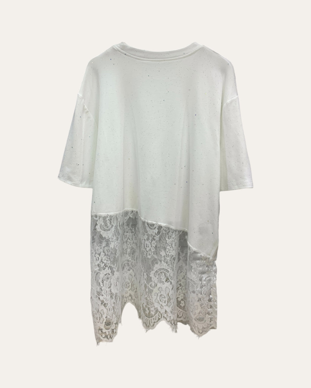 Lace Patchwork T-Shirt - Zilvina
