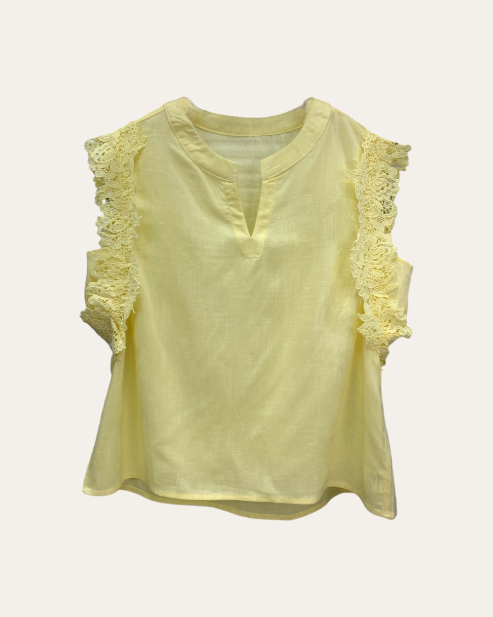 Lace Sleeve Lightweight Blouse - Zilvina