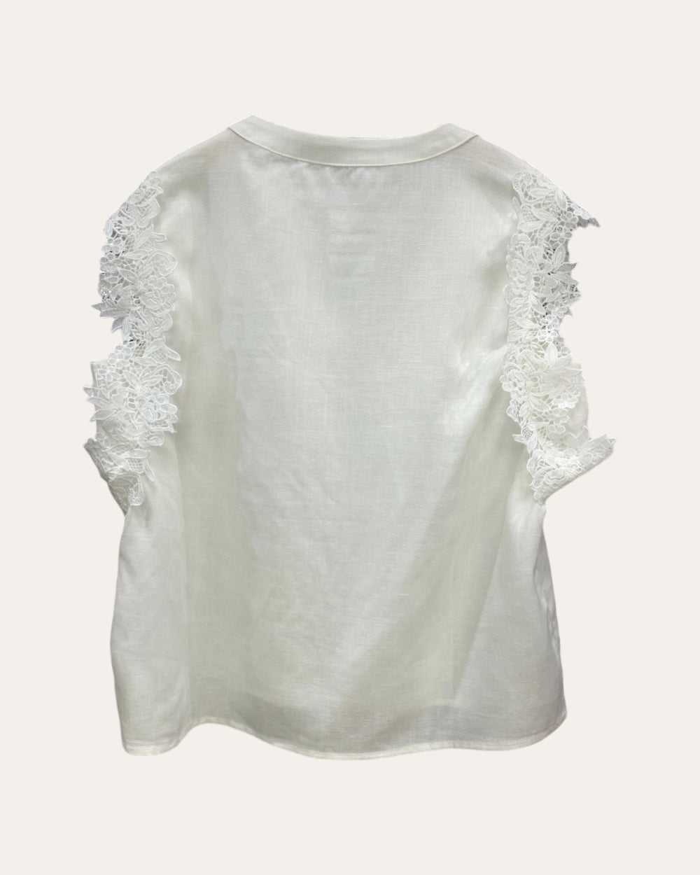 Lace Sleeve Lightweight Blouse - Zilvina