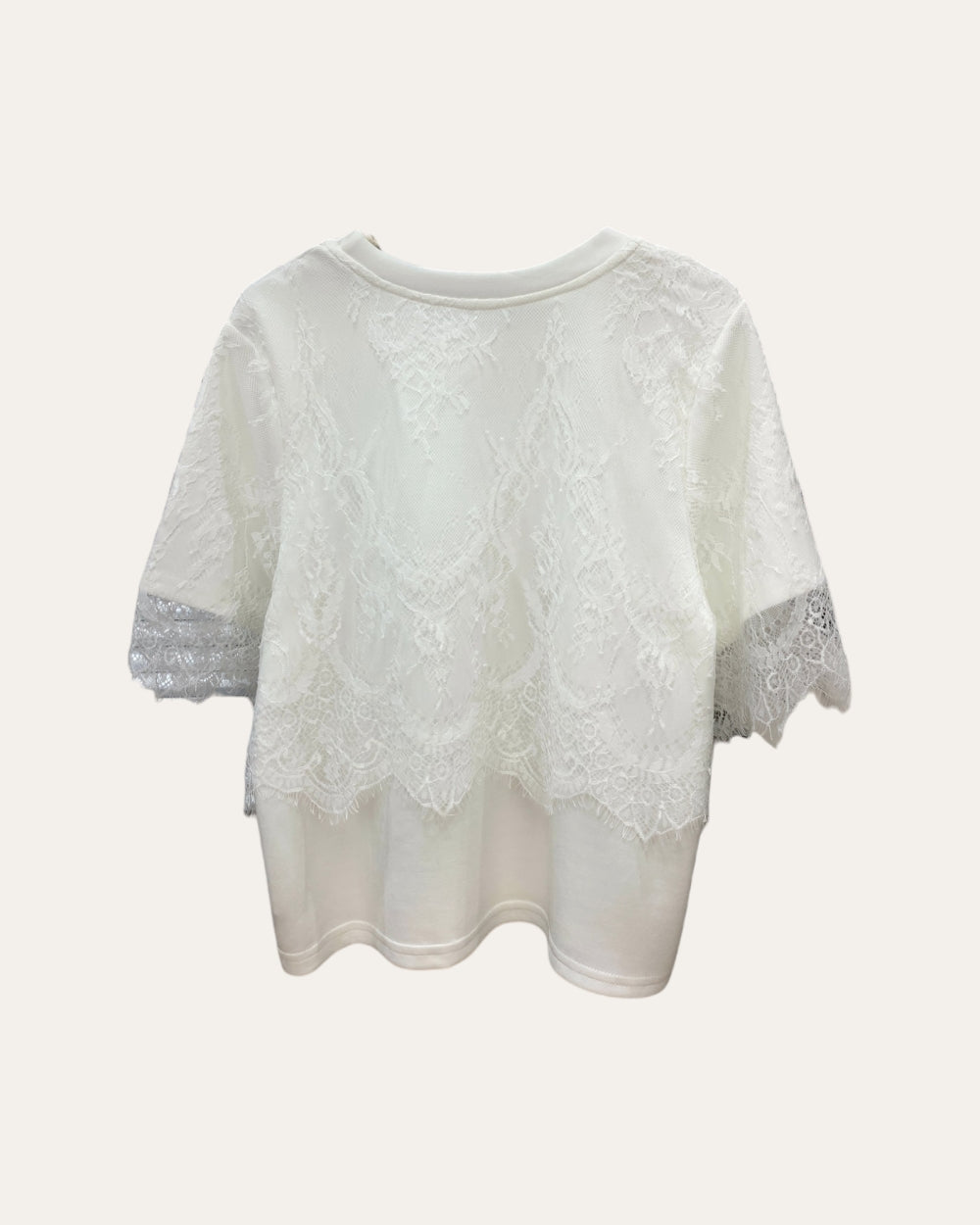 Lace Sleeve Loose Top - Zilvina