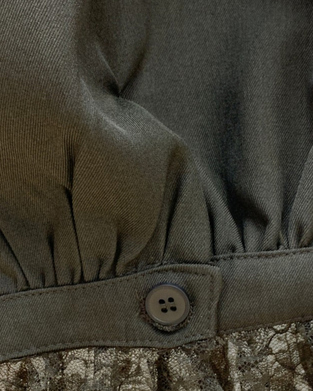 Lace-Trim Balloon Pants - Zilvina