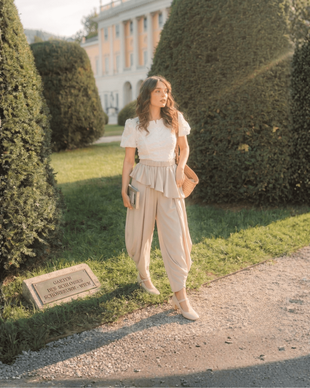 Layered Peplum Harem Pants - Zilvina