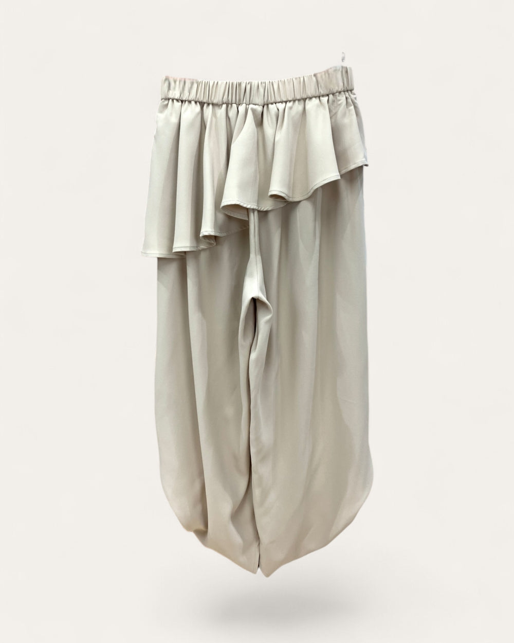 Layered Peplum Harem Pants - Zilvina