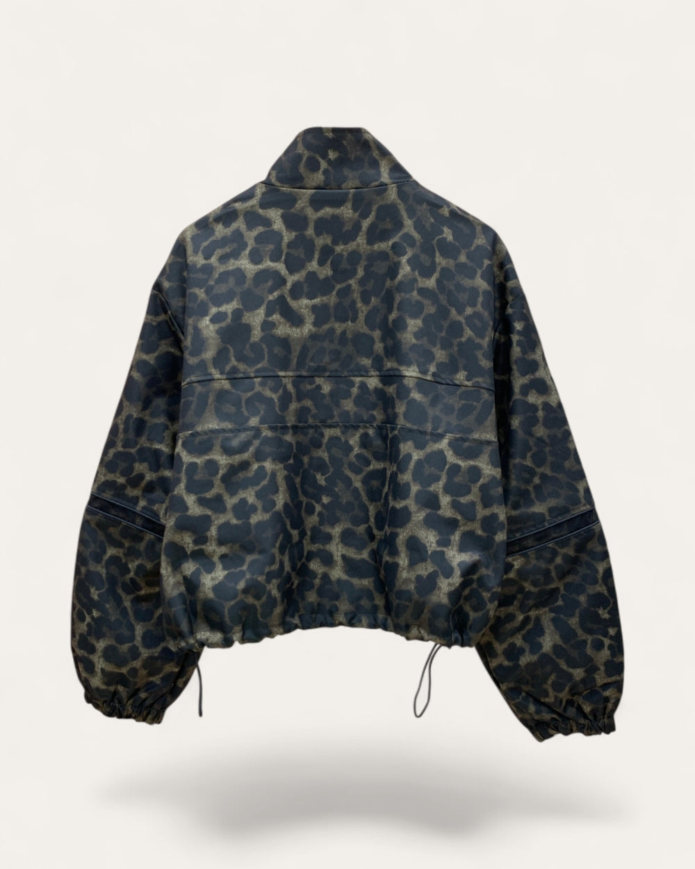 Leopard Print Cropped Jacket - Zilvina
