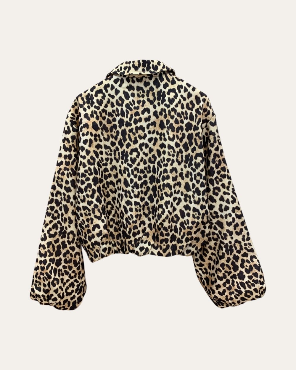 Leopard Print Zip Bomber Jacket - Zilvina
