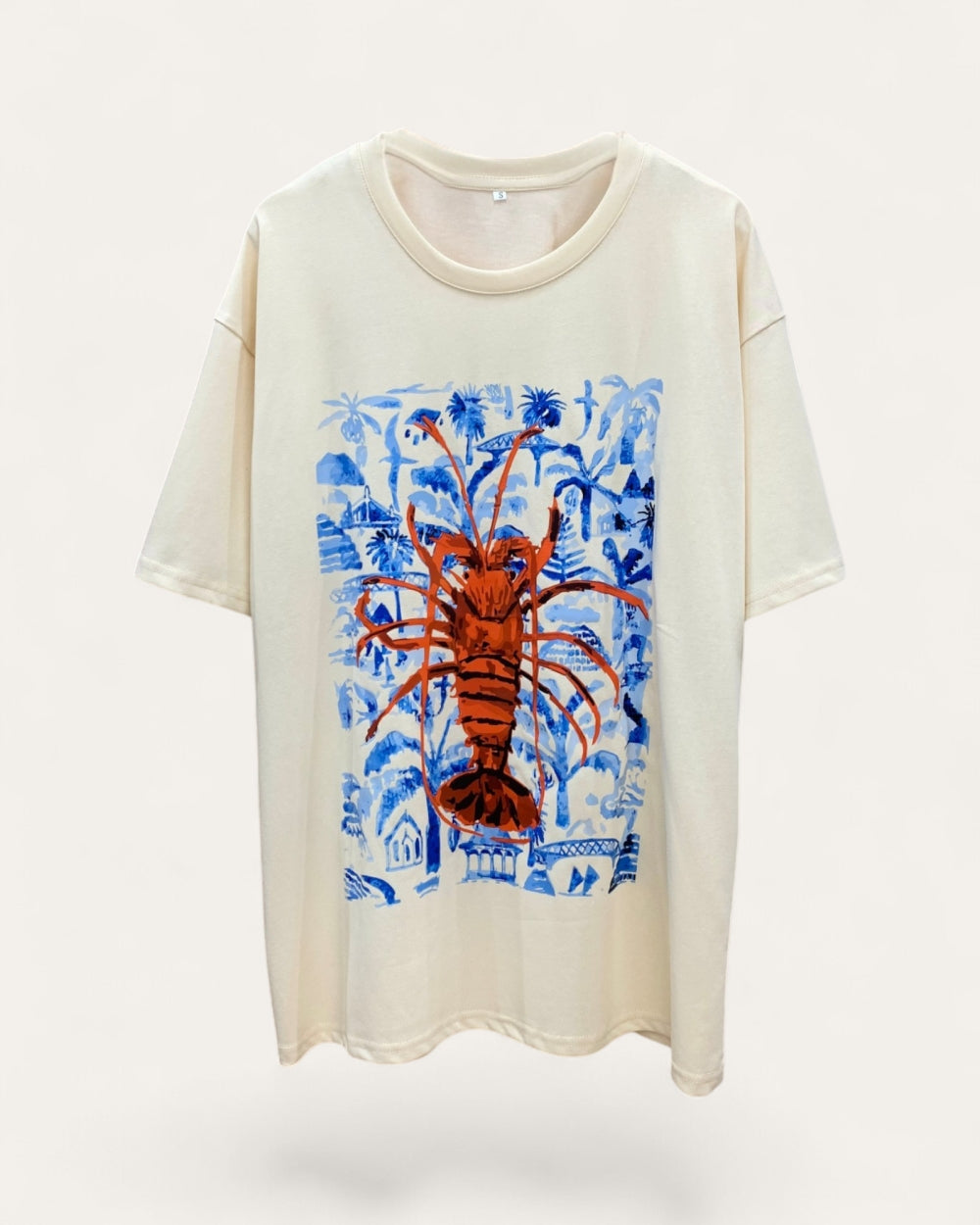 Lobster Coastal Graphic Tee - Zilvina