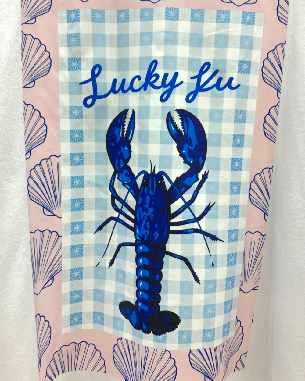 Lucky Lobster Coastal Graphic T-Shirt - Zilvina