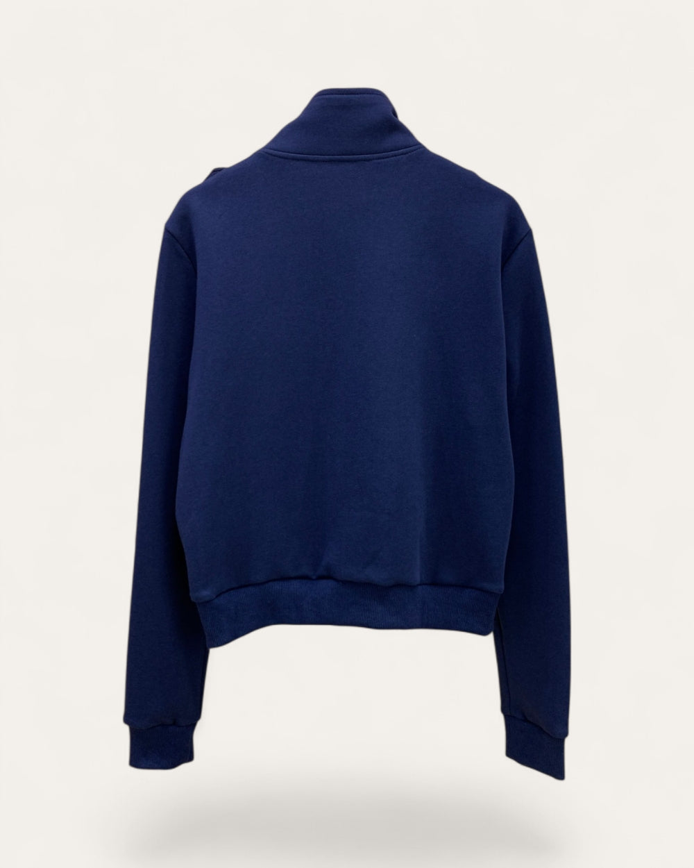 Military Button Detail Zip-Up Jacket - Zilvina