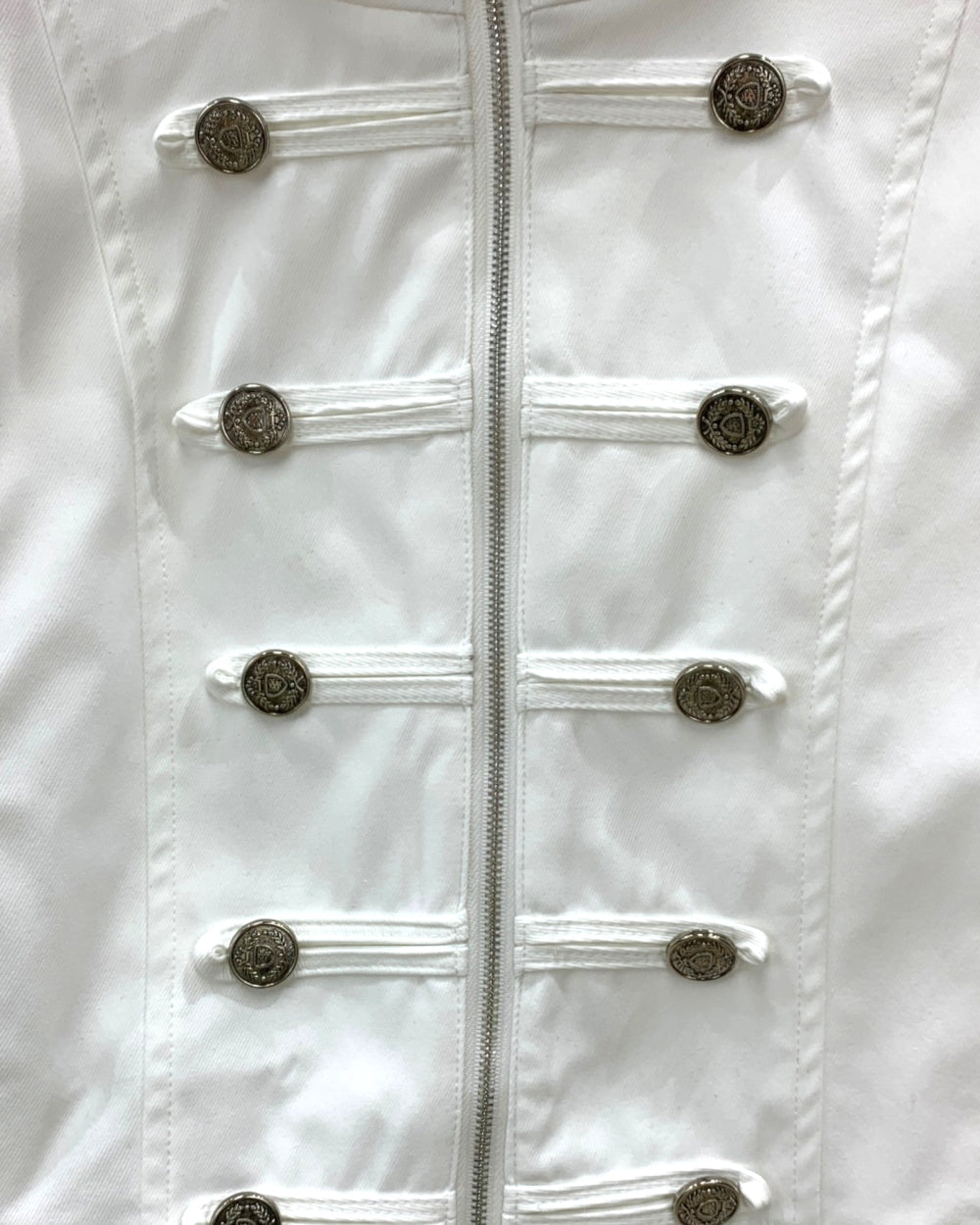 Military-Inspired Double-Breasted Jacket - Zilvina