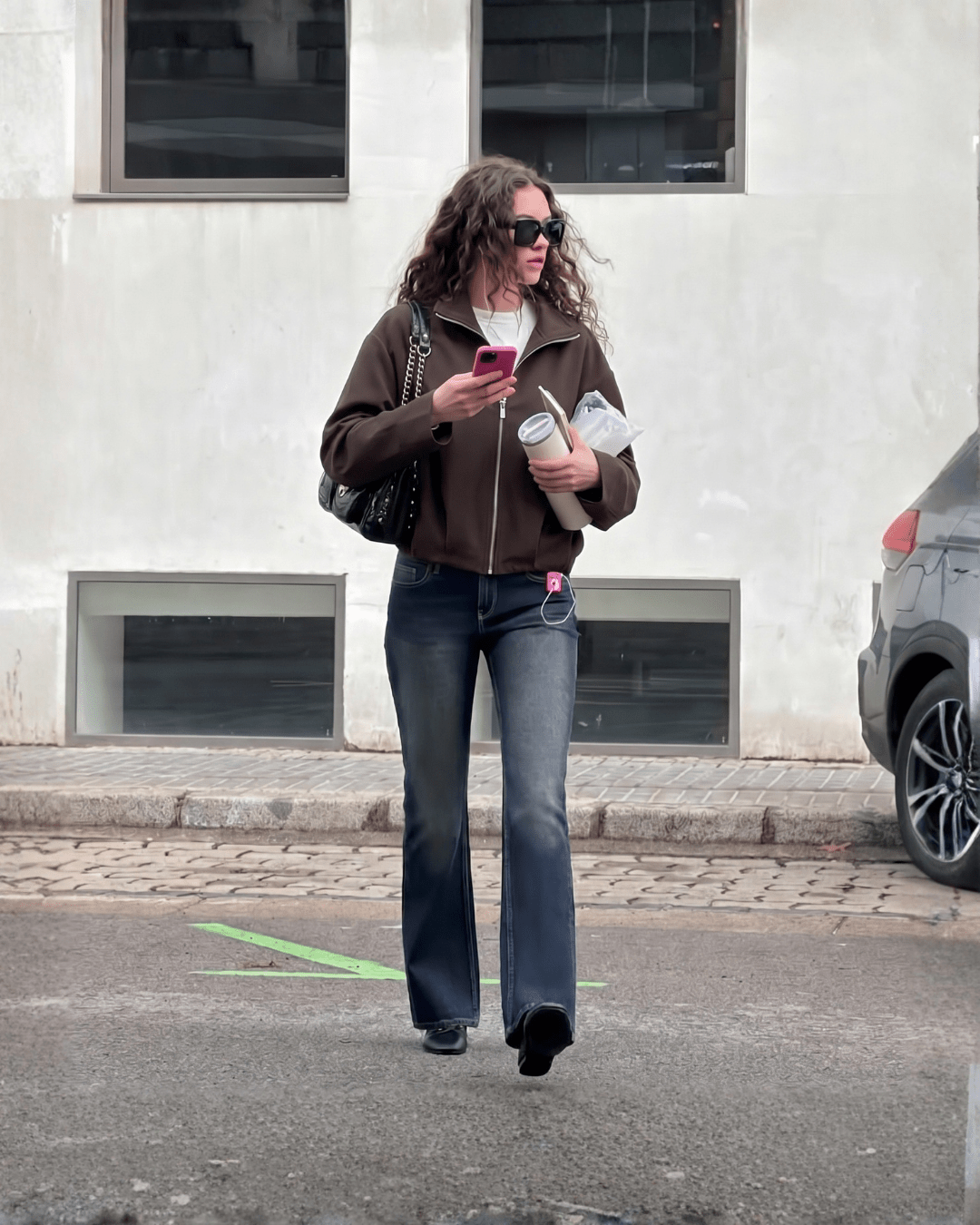 Minimal Zip-Up Bomber Jacket - Zilvina