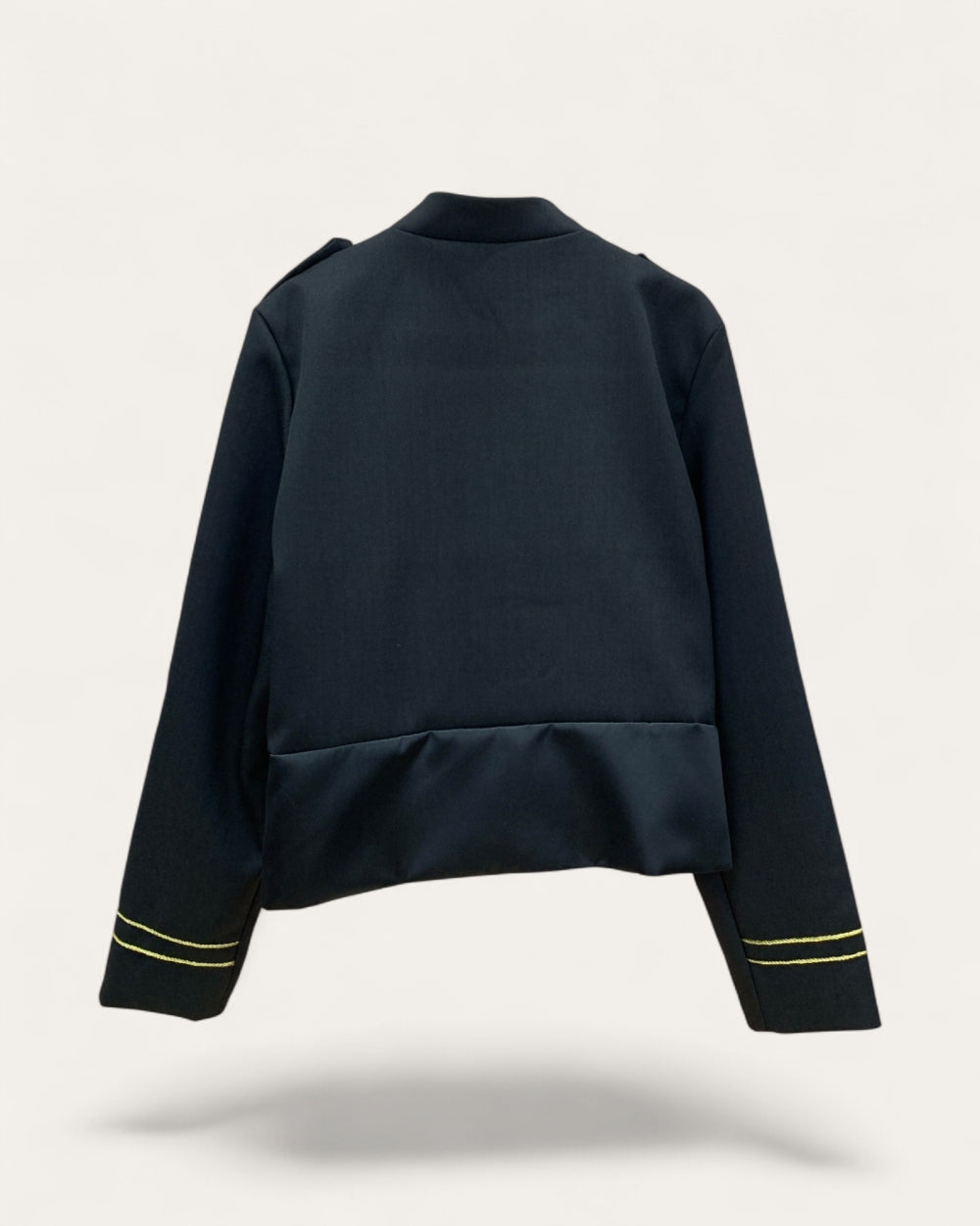 Napolean Regal Trim Cropped Jacket - Zilvina