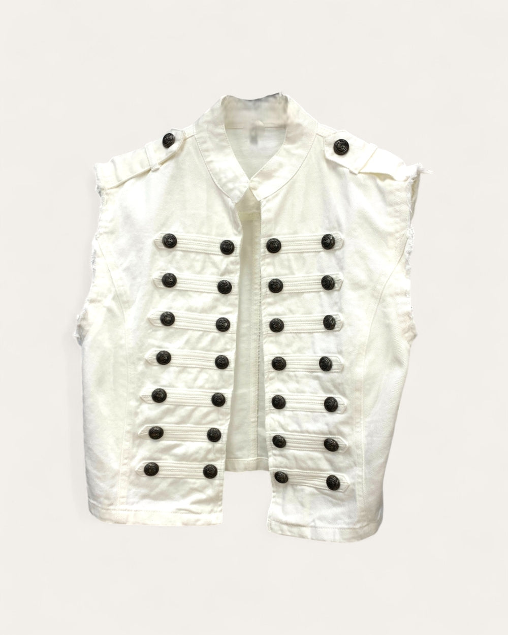 Napoleon Military Button Vest - Zilvina