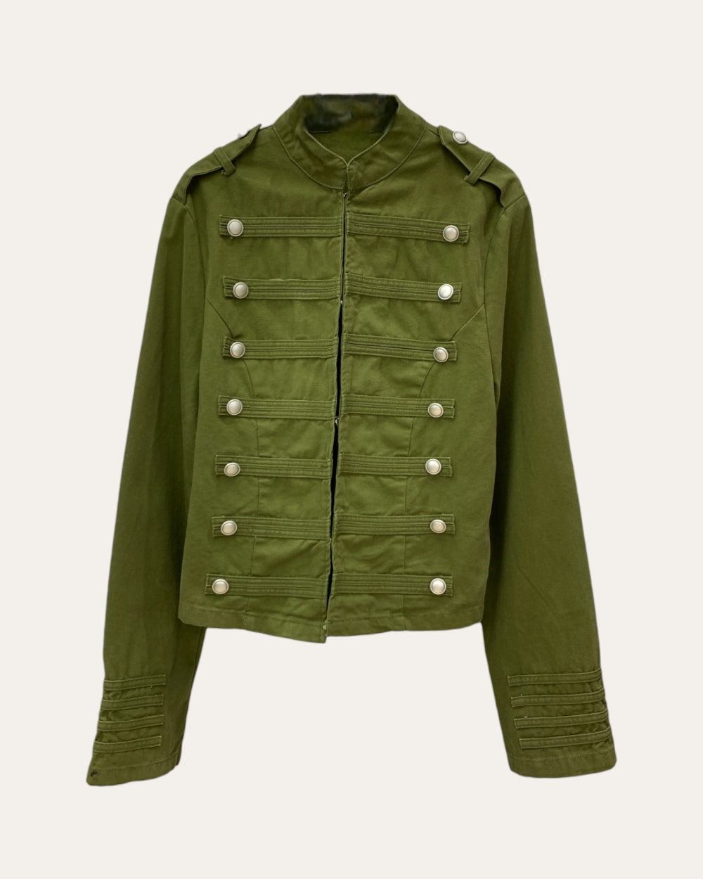 Napoleon Military Style Button Jacket - Zilvina