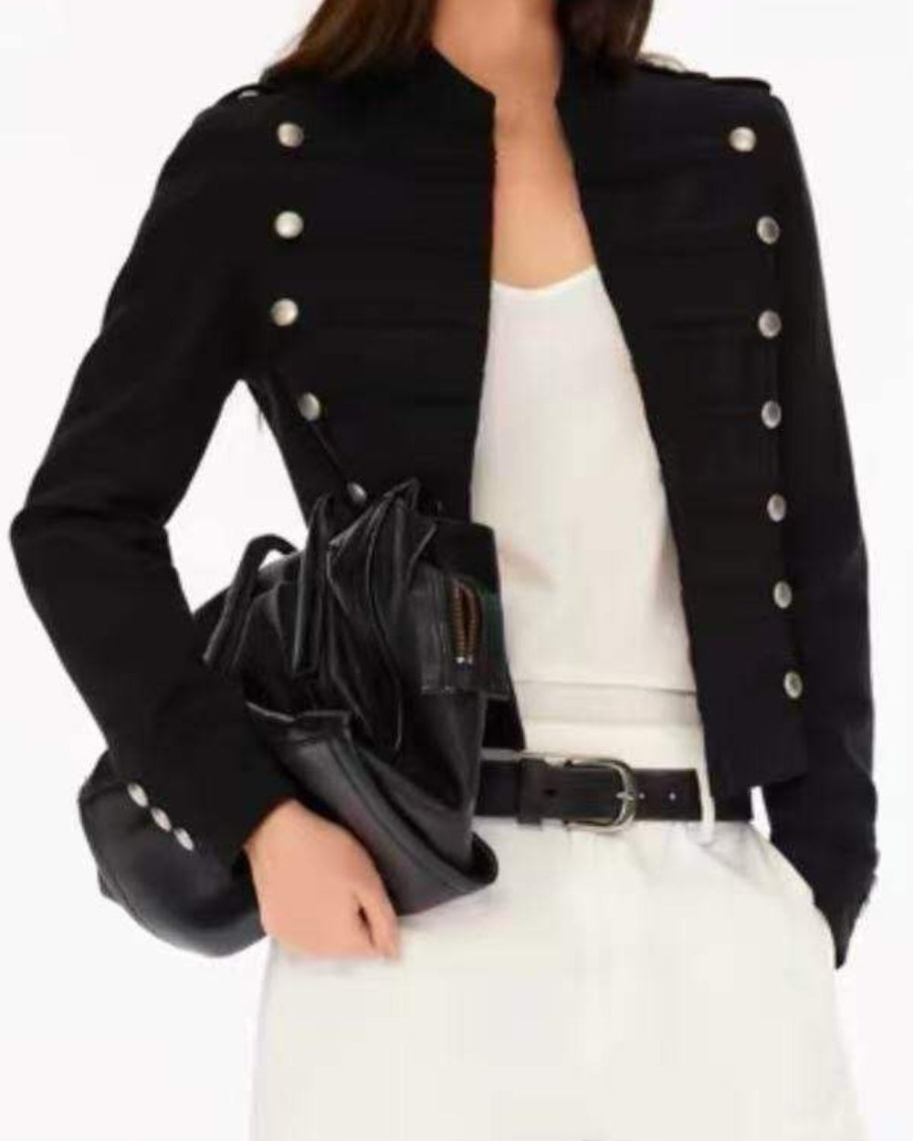 Napoleon Military Style Button Jacket - Zilvina
