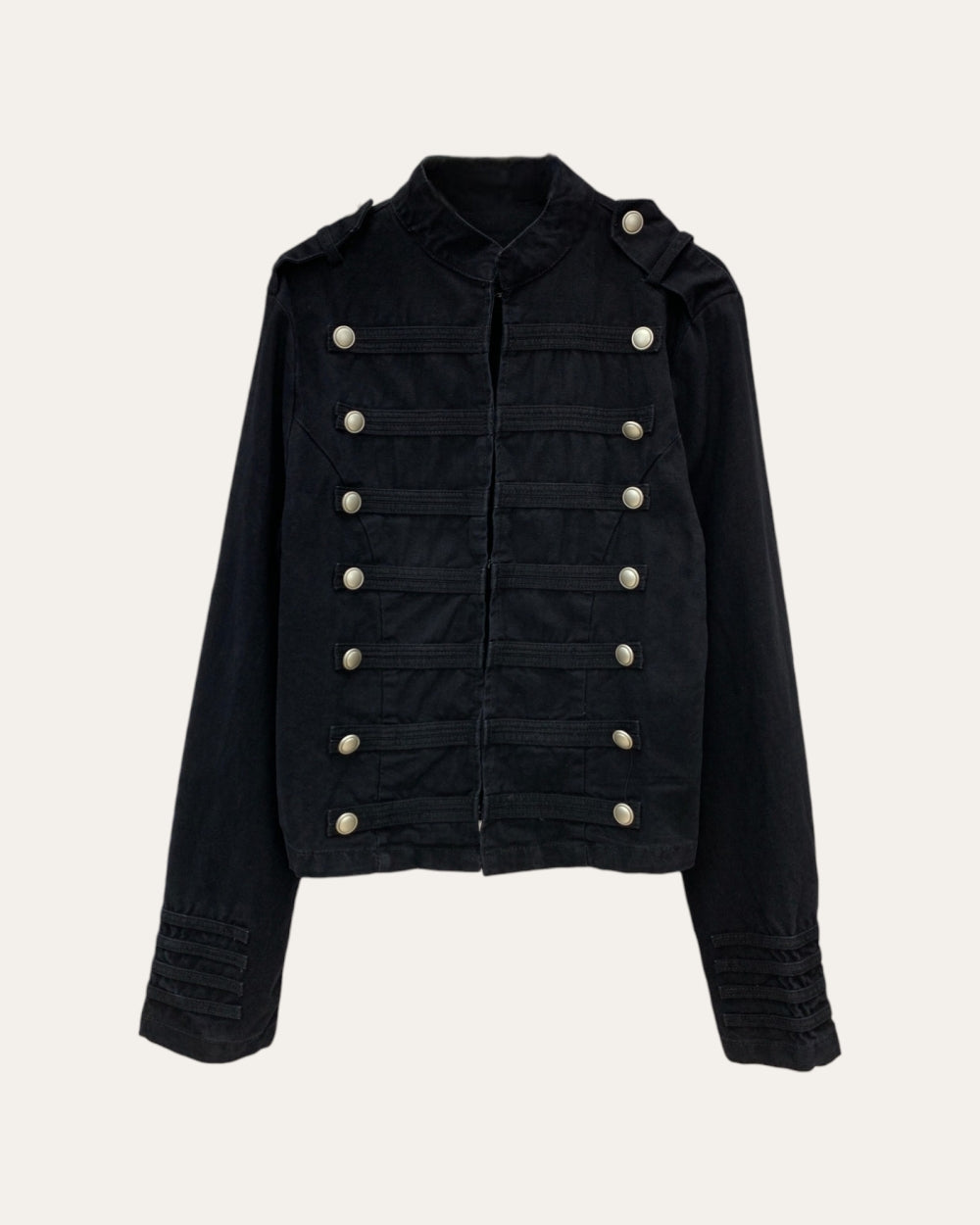 Napoleon Military Style Button Jacket - Zilvina