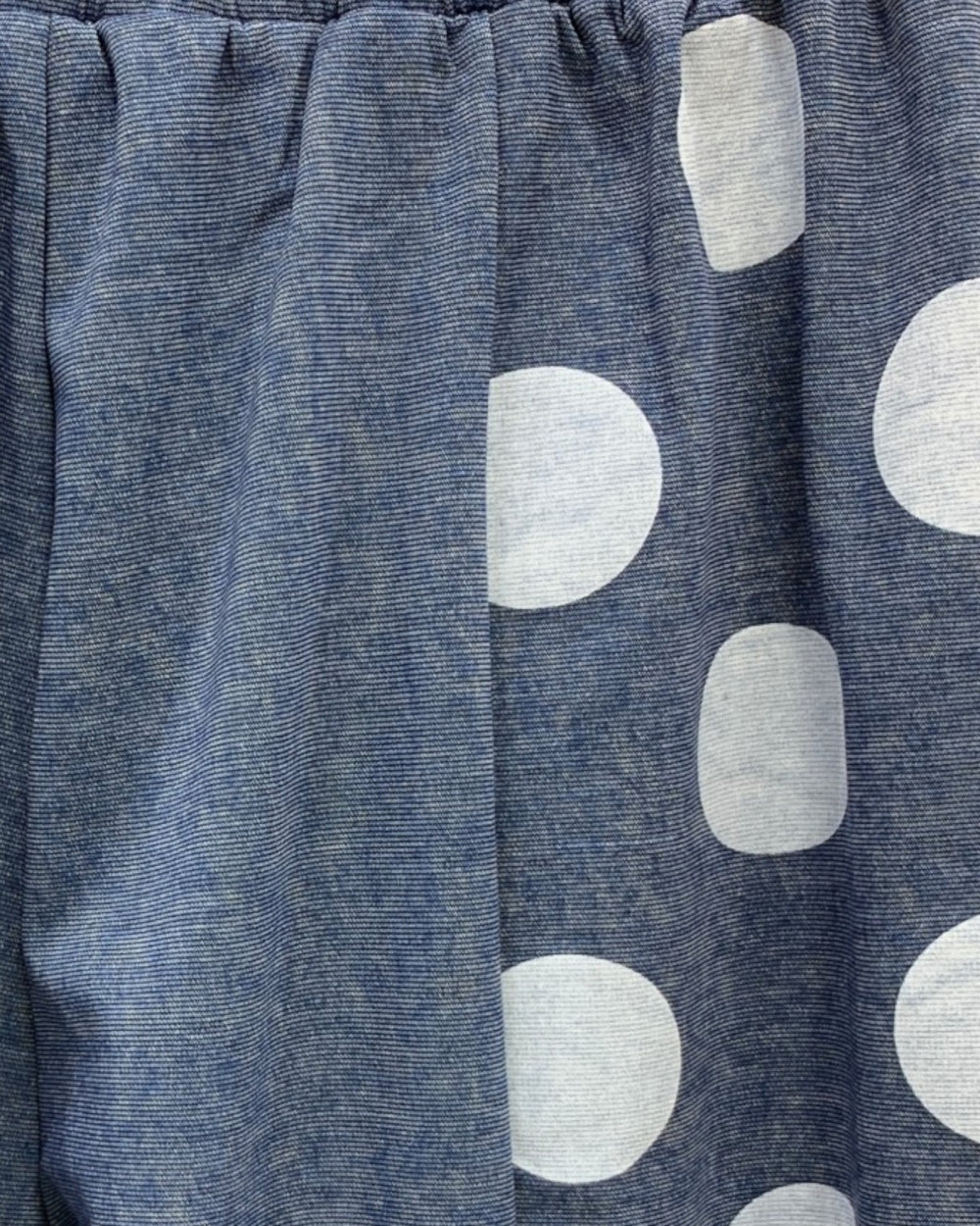 Oversized Polka Dot Bermuda Shorts - Zilvina