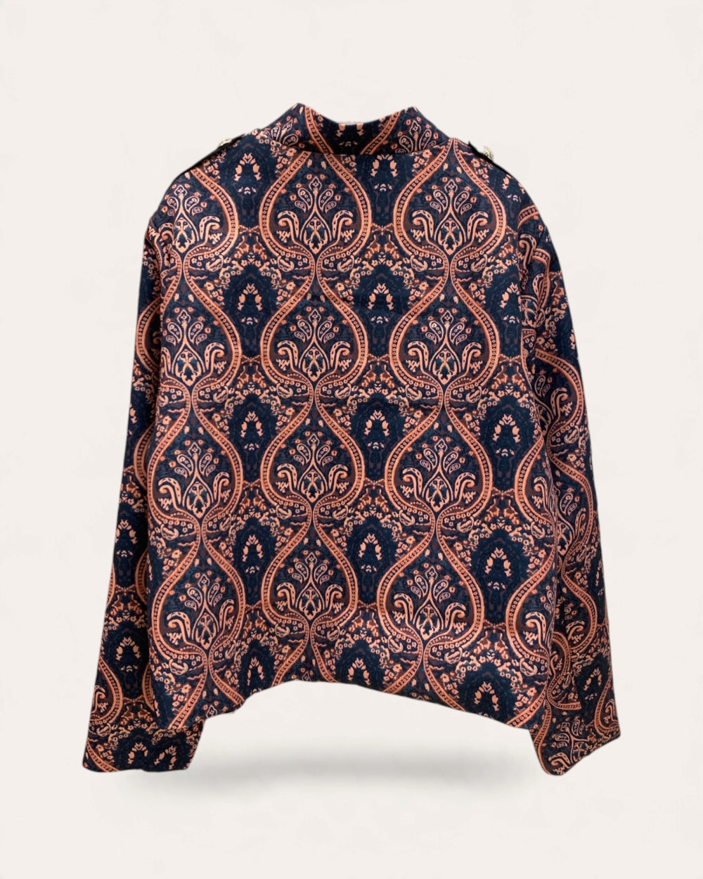 Paisley Military Button Jacket - Zilvina