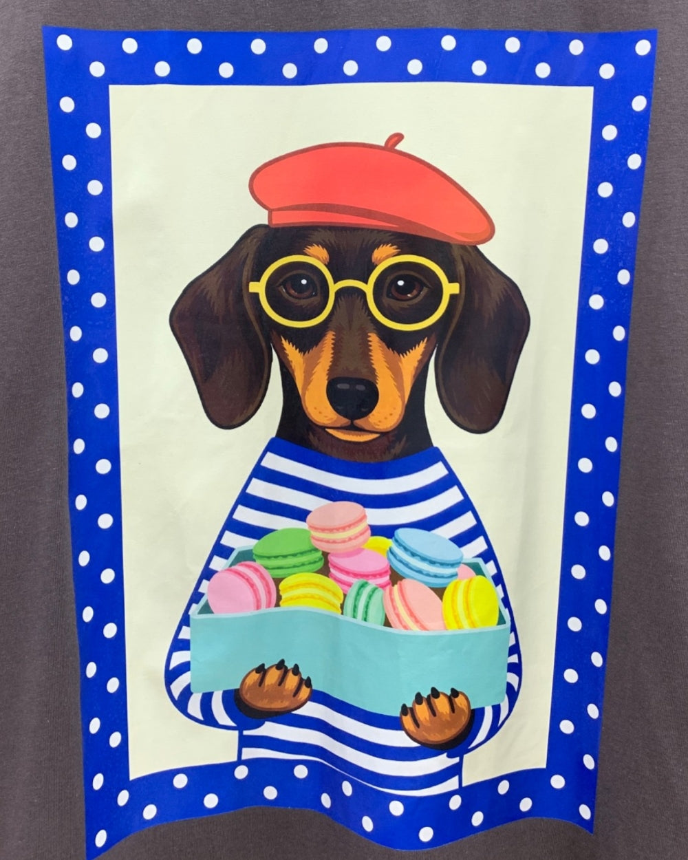 Parisian Dachshund Graphic T-Shirt - Zilvina