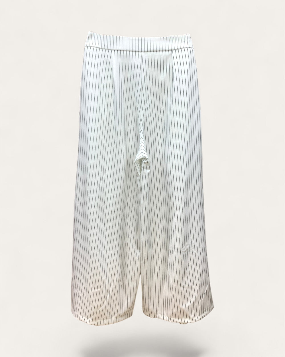 Pinstripe Wide Leg Pants - Zilvina