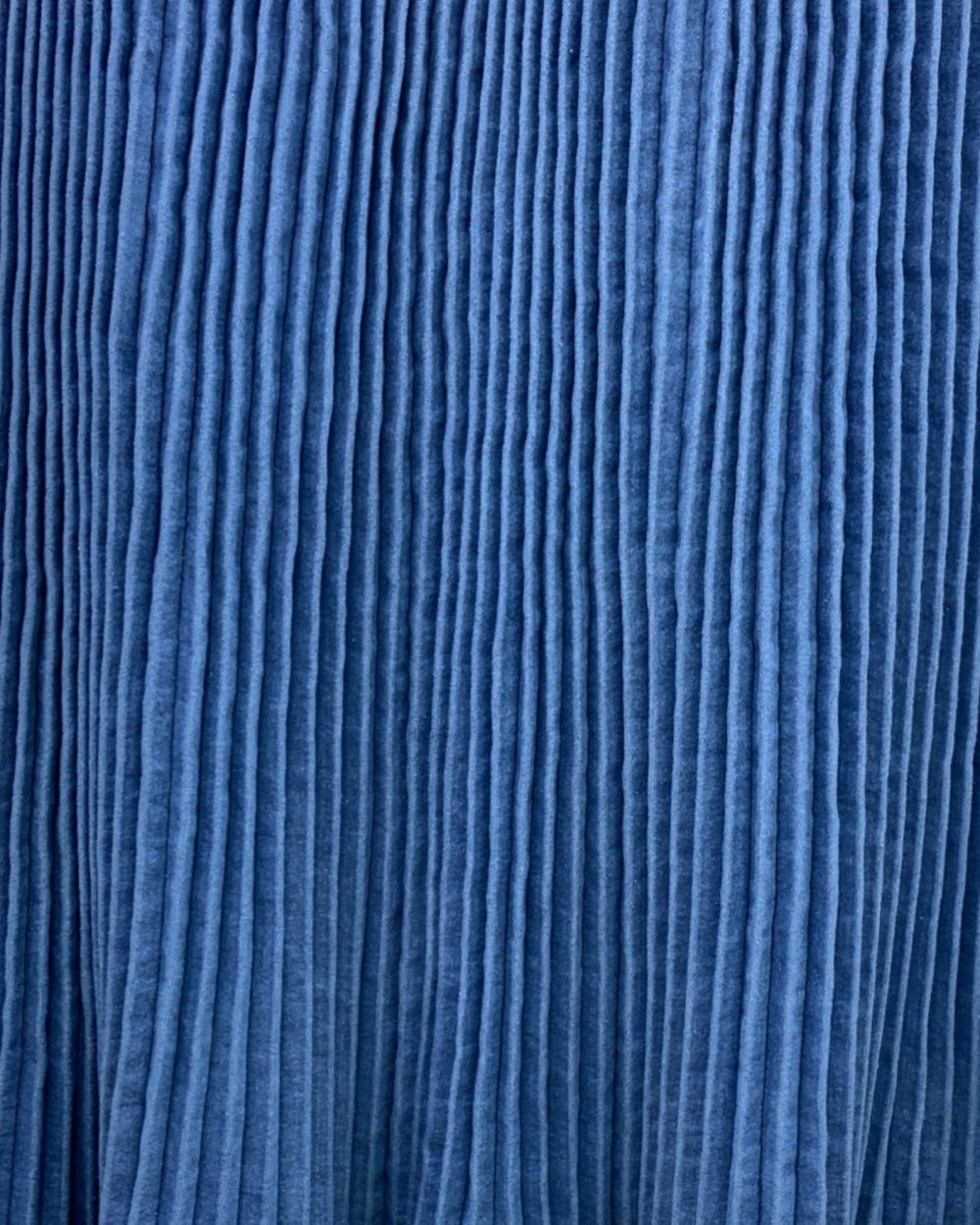 Pleated A - Line Denim Skirt - Zilvina