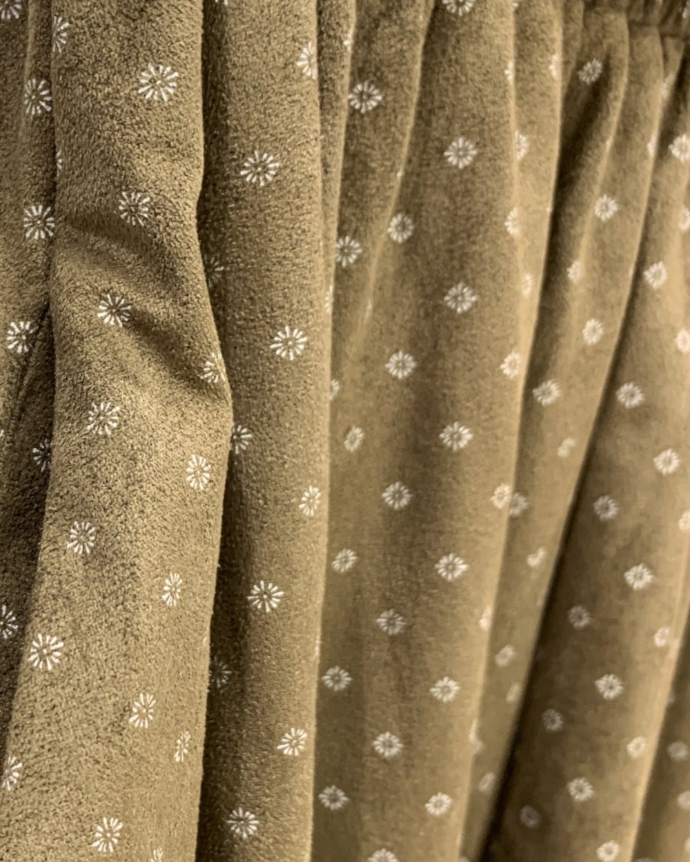 Polka Dot Drape Midi Skirt - Zilvina