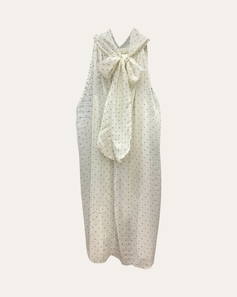 Polka Dot Halter Asymmetric Top - Zilvina