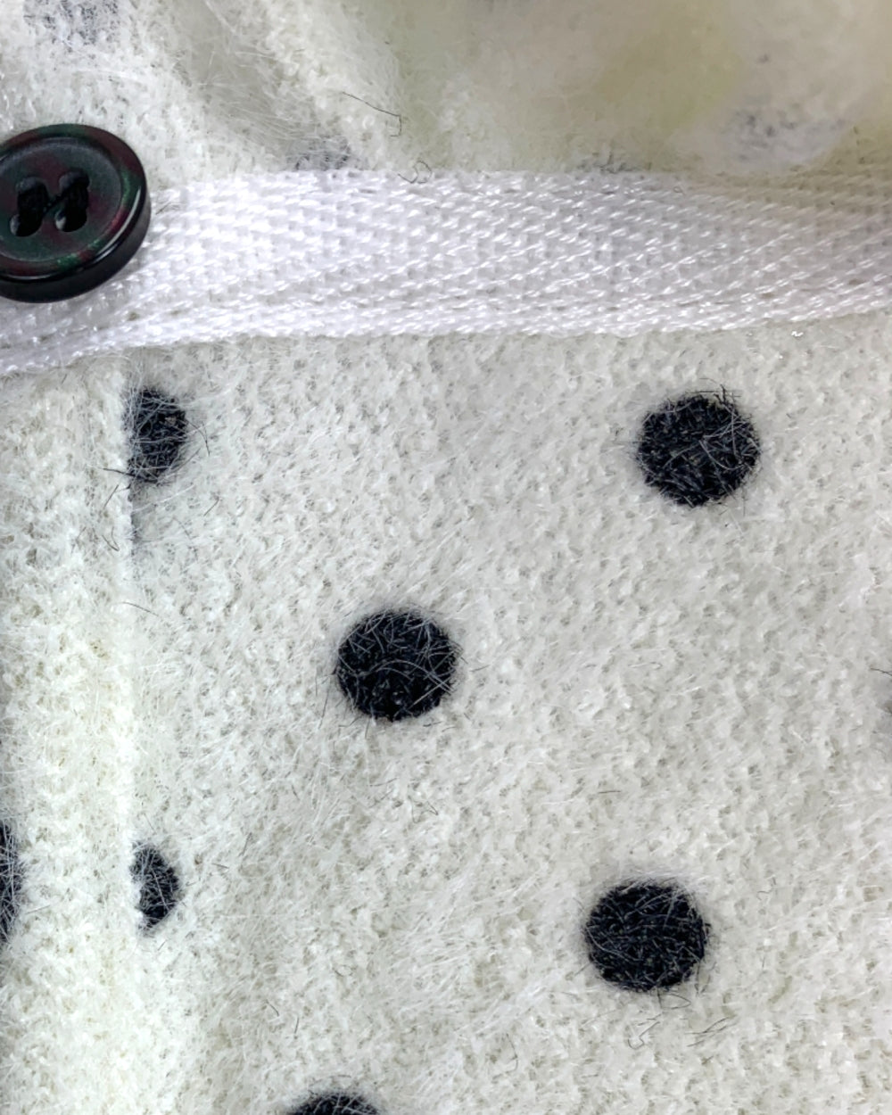 Polka Dot Ruffle Blouse - Zilvina