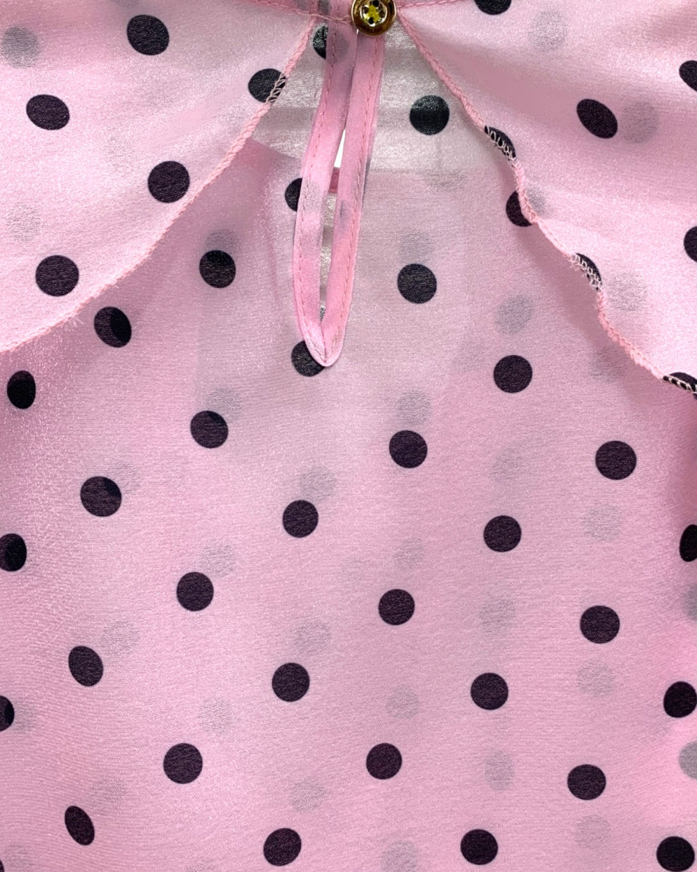 Polka Dot Ruffle Blouse - Zilvina