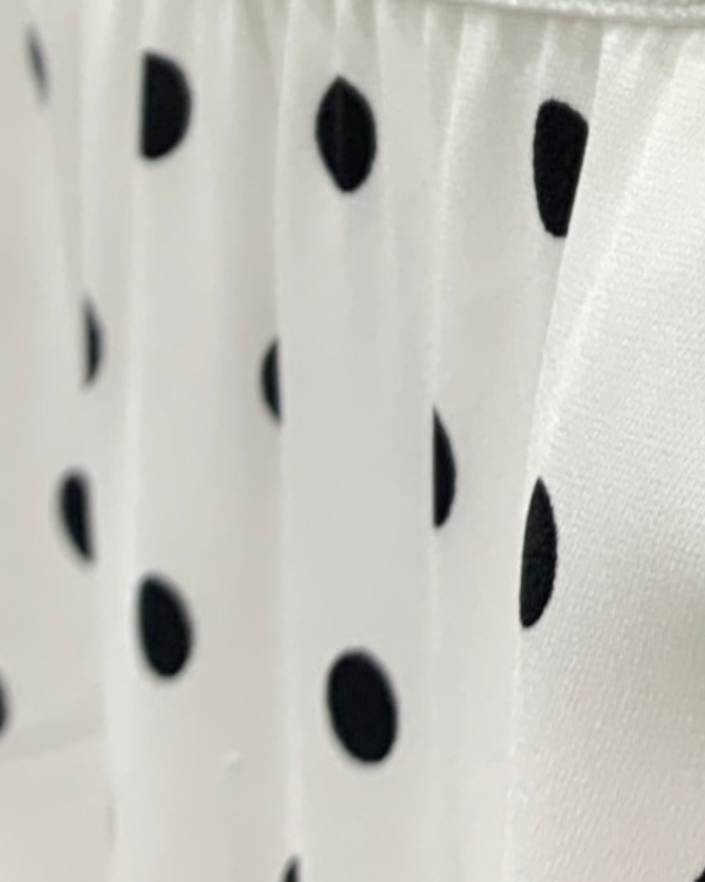 Polka Dot Ruffle High - Low Skirt - Zilvina