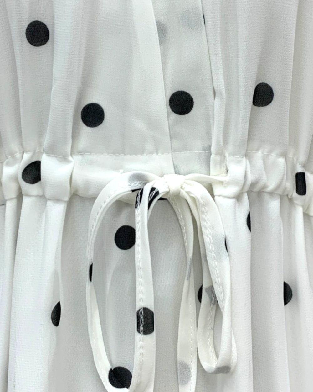 Polka Dot Tiered Midi Dress - Zilvina