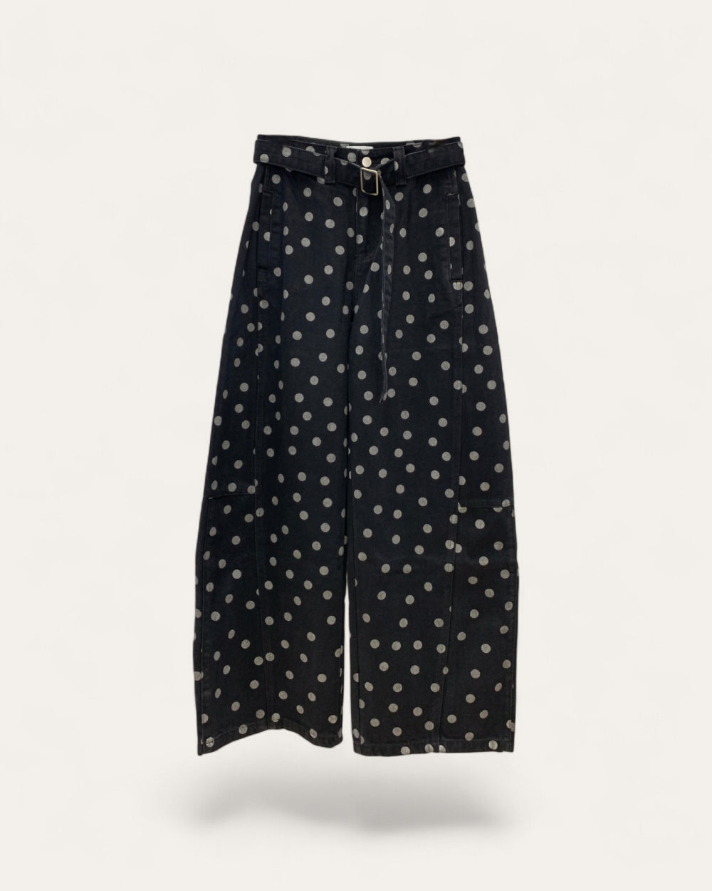Polka Dot Wide Leg Pants - Zilvina