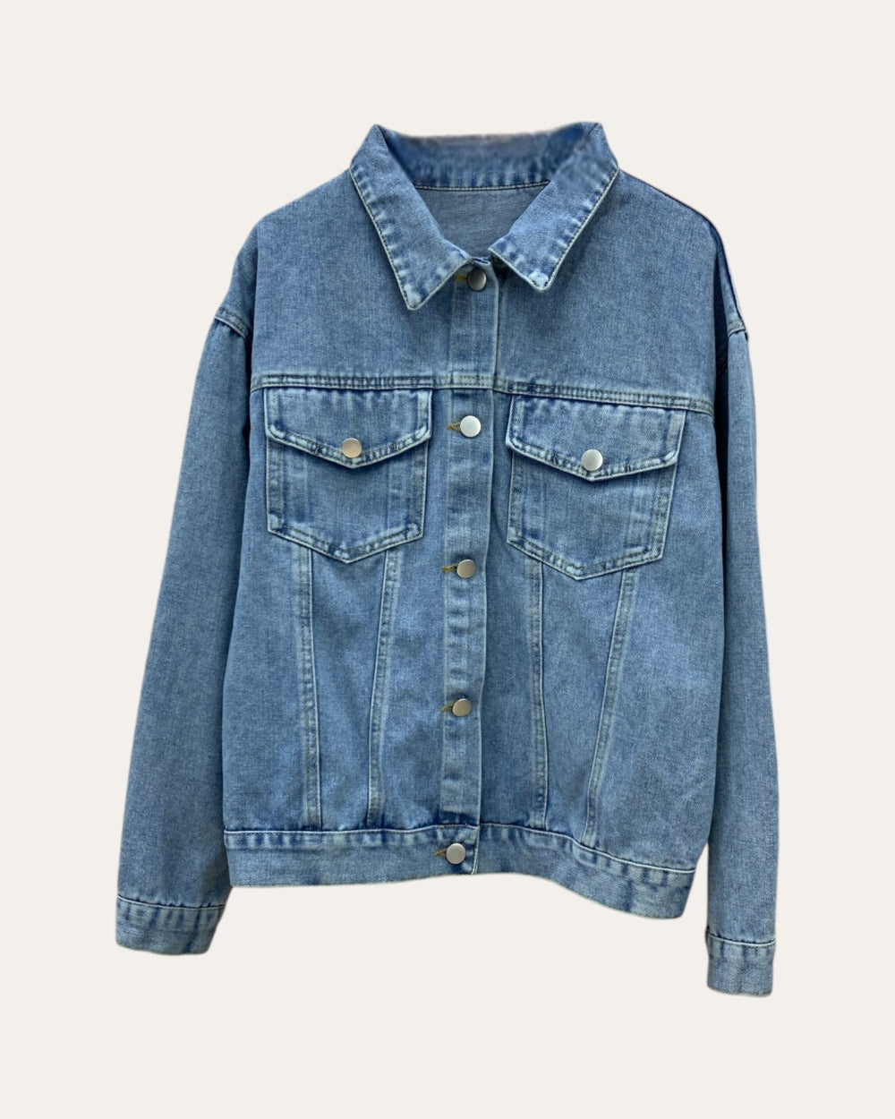 Puppy Graphic Denim Jacket - Zilvina