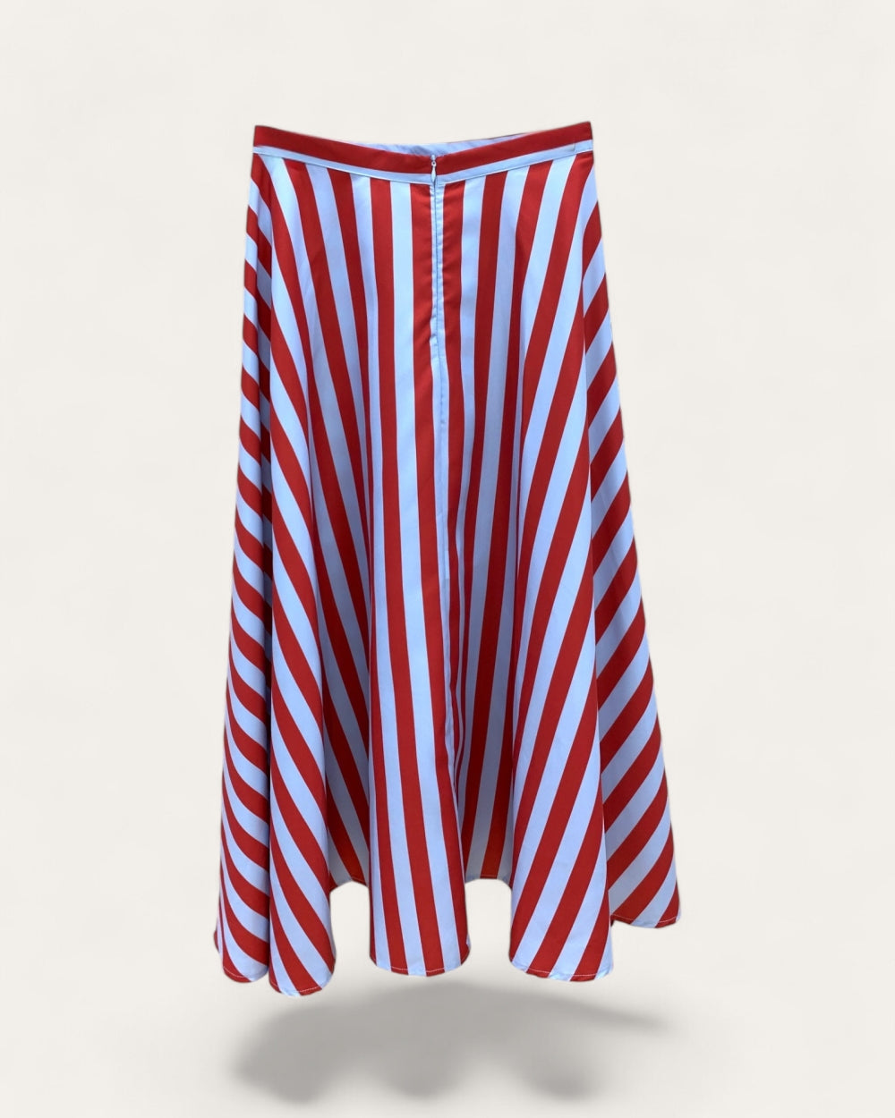 Riviera Diagonal Stripe Maxi Skirt - Zilvina