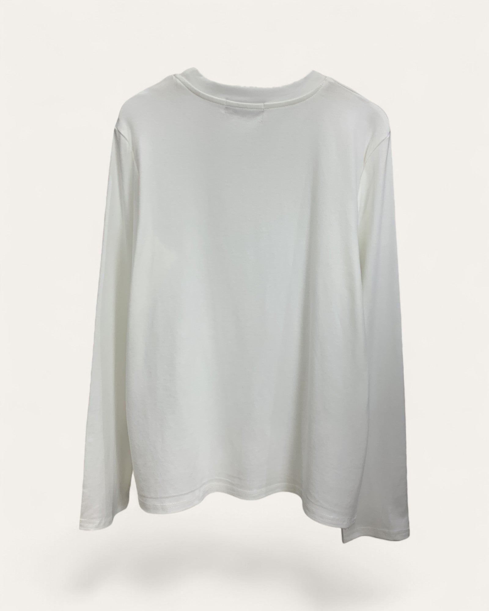 Sequin Teddy Graphic Long Sleeve Tee - Zilvina