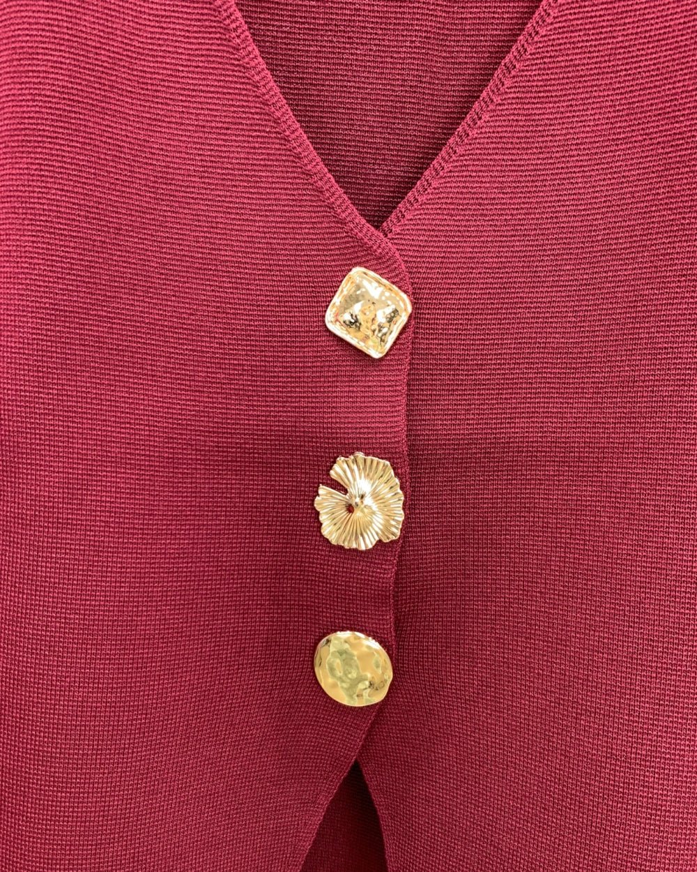 Statement Button Cardigan - Zilvina