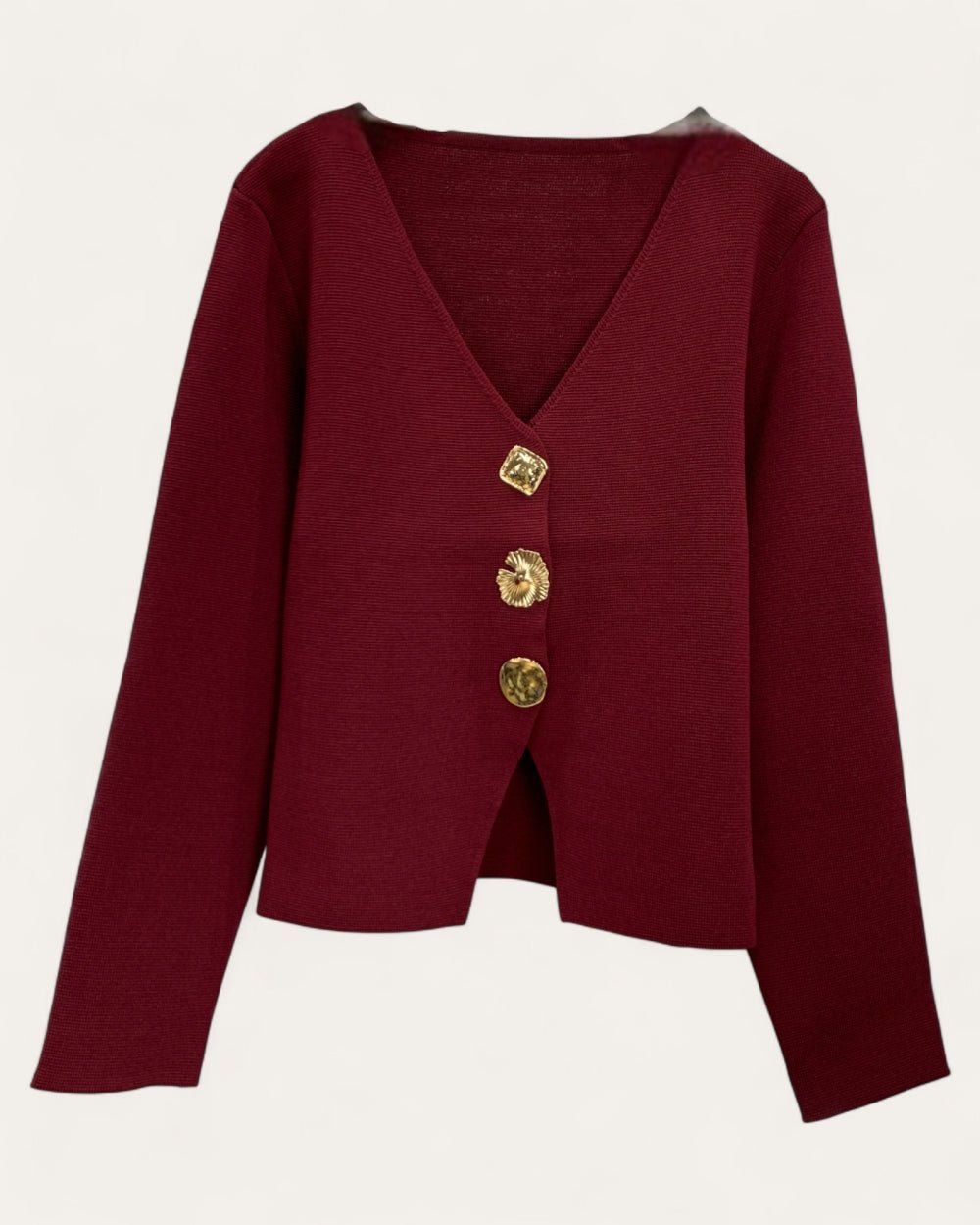 Statement Button Cardigan - Zilvina