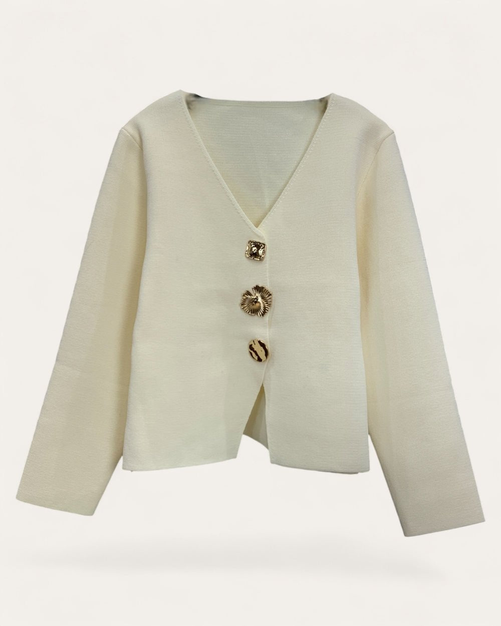 Statement Button Cardigan - Zilvina