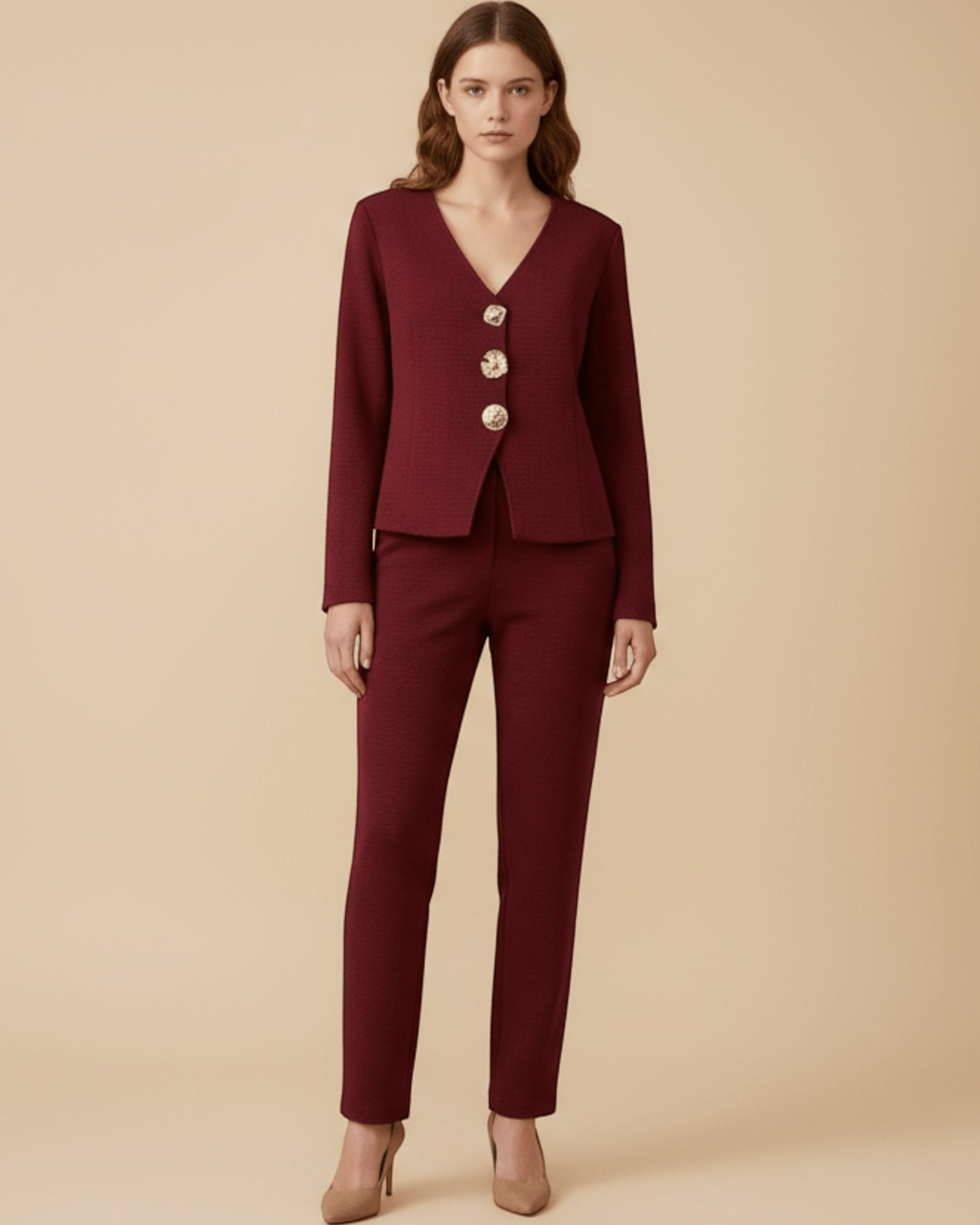 Statement Button Cardigan - Zilvina