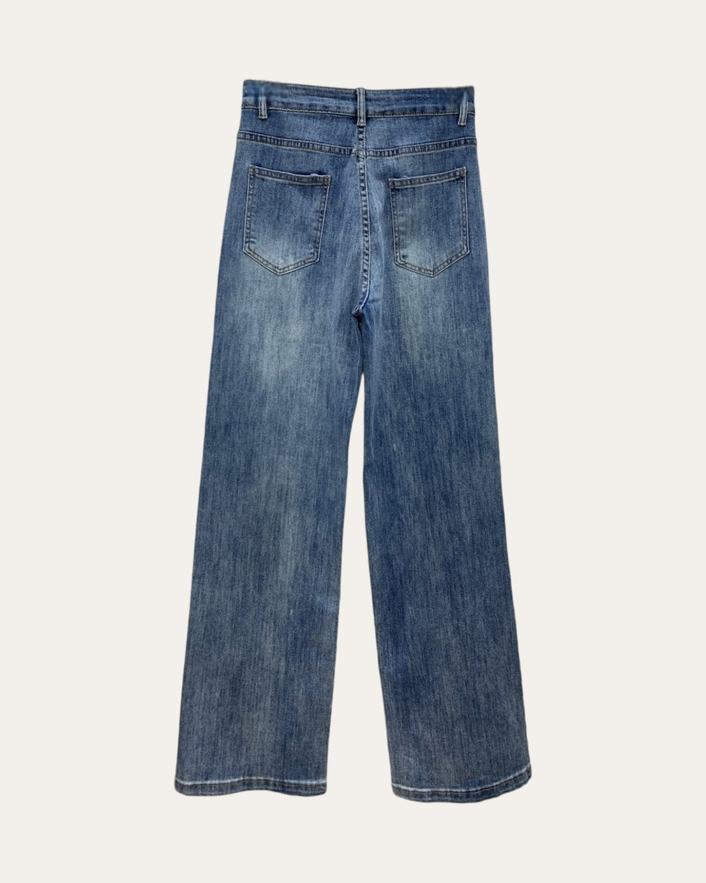 Statement Embellished Straight Jeans - Zilvina