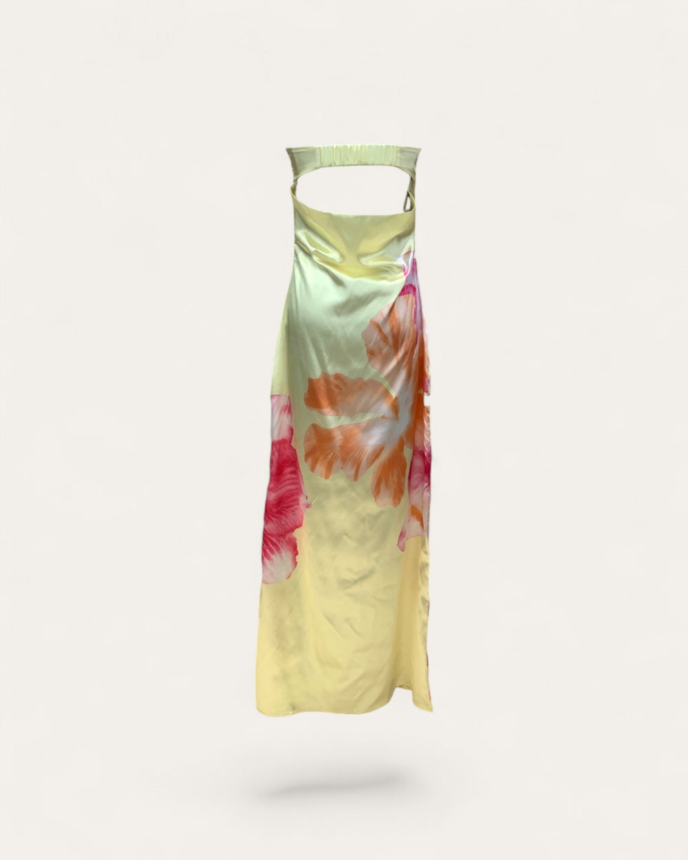 Strapless Floral Print Maxi Dress - Zilvina