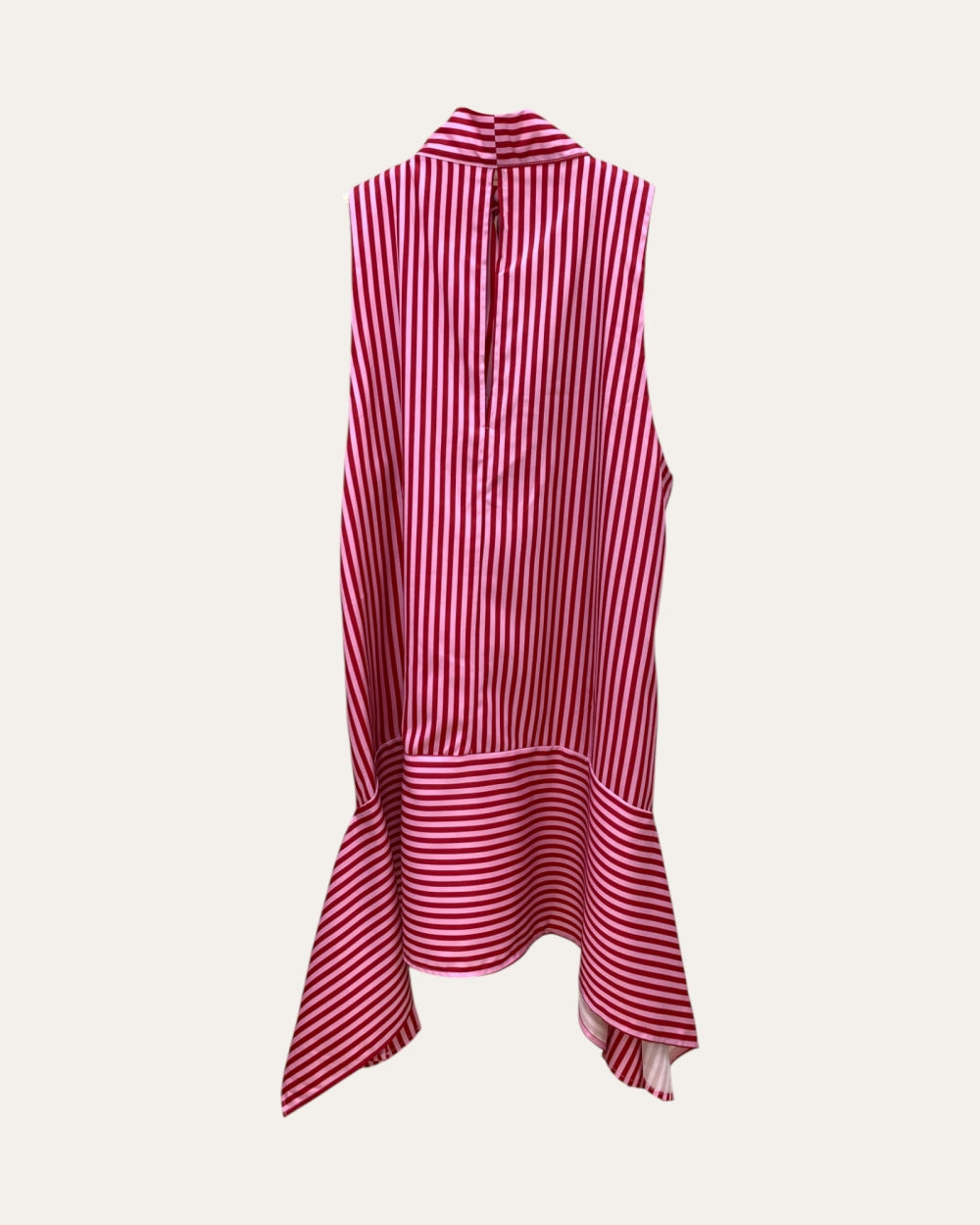 Stripe Bow-Neck Tunic Top - Zilvina