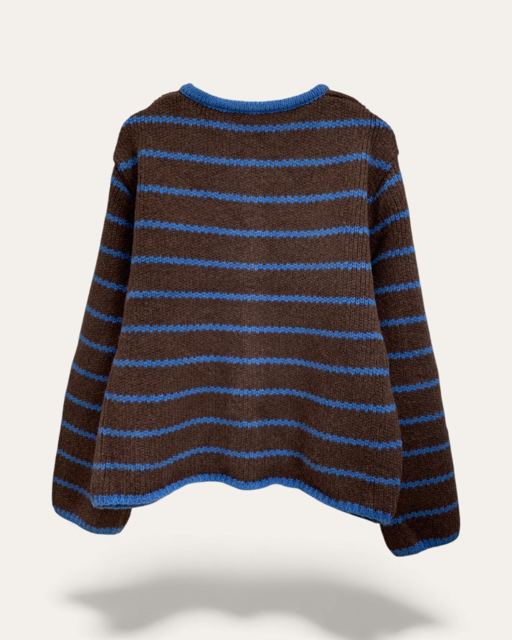 Striped Cropped Cardigan - Zilvina