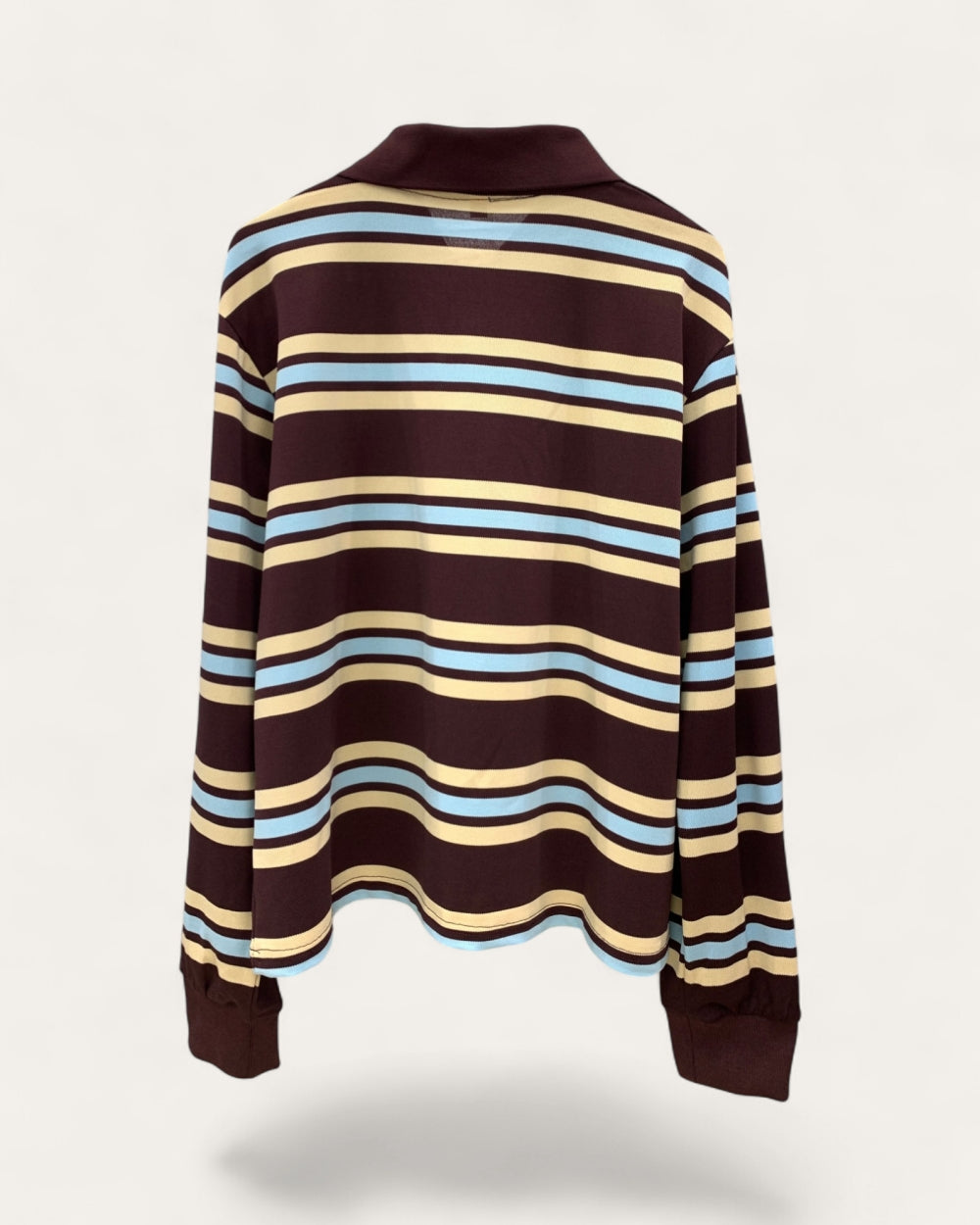 Striped Long Sleeve Top with Bubble Shorts Set - Zilvina